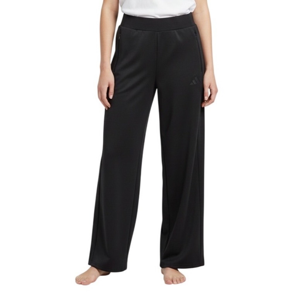 Adidas Womens Wide Leg Athletic Pants Size Small